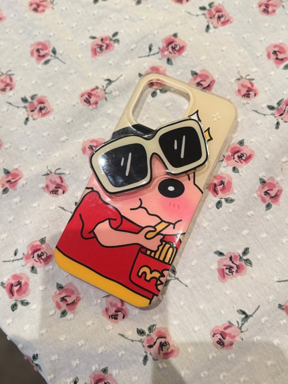 Pink Cartoon Character iPhone 15 Pro Max Case